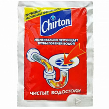 Средство д/прочистки труб(порошок)Чиртон 80гр