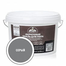 ЭКСПЕРТ эмаль для пола акриловая полуглянец серая 2,5кг 