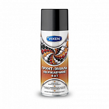 Аэрозоль VIXEN грунт-эмаль по ржавчине 4в 1 черный янтарь 520 ml