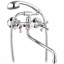 Смеситель GLAUF ванна керамический 1/2", круглый излив, QMT7-A827
