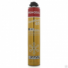 Пена монтажная Penosil Gold GUN Winter профессиональная 65L 875 мл 