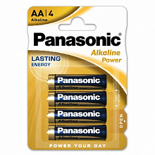 Батарейка PANASONIC LR6 (AA) Alkaline 1.5B бл/4