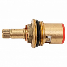 Кран-букса керамическая 1/2" 15 шлицов 2 резьбы PSM-1291-15
