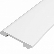 Плинтус напольный 1 UHD05/80, белый, L 2.4м/ ТМ Unica