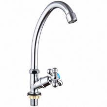 Смеситель GLAUF кухня МОНО керам 1/2", гайка JMX14-A605 (в упак.3)