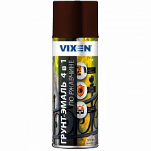 Аэрозоль VIXEN грунт-эмаль по рж. 4в 1 шоколадно-коричневый 520 ml