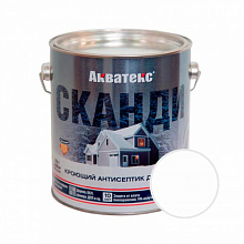 Акватекс СКАНДИ кроющий антисептик для дерева айсберг база А 2,5л
