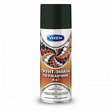 Аэрозоль VIXEN грунт-эмаль по рж. 4в 1 зеленый мох 520 ml