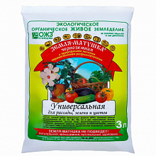 Земля почвогрунт цветочная 3л Матушка универсальная