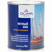 Лак Олимп яхтный глянцевый 0,9л.