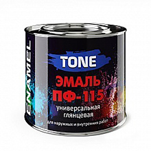 TONE Эмаль ПФ-115 голубая глянцевая,0.8кг 