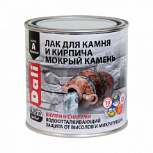 DALI Лак для камня и кирпича Мокрый камень 0,75л.