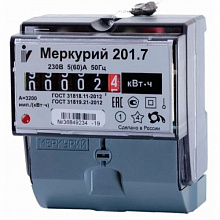 Эл. счетчик Меркурий-201.7 (гарант 1г)