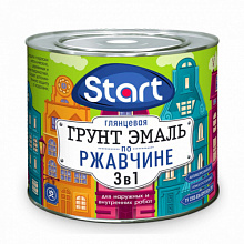 Грунт-эмаль по ржавчине 3в1 Старт RAL7024 графит 1,8 кг
