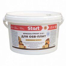 СТАРТ Краска-грунт для OSB-плит 3кг