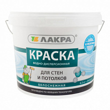 ВД Лакра для стен и потолков белоснежная 6,5 кг