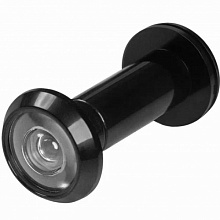 Глазок дверной оптика пластик DV-1A/40-70 BL черный