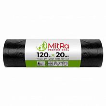 Мешки д/мусора 120 л 20 шт черные PROFESSIONAL