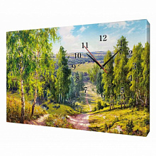 Часы на холсте Ж181 25*35